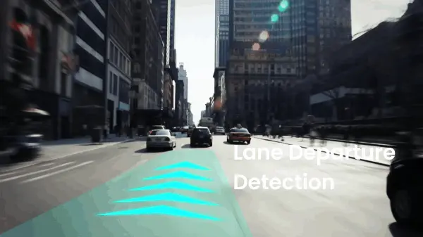 Road-facing camera view